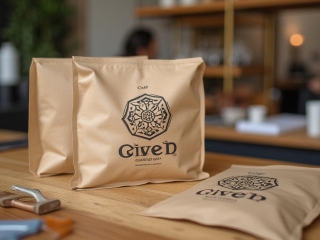 Portfolio example: Branding project showcase for a cafe