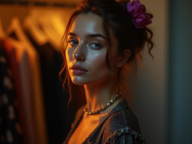 Portfolio example: Photography project showcase for a fashion brand