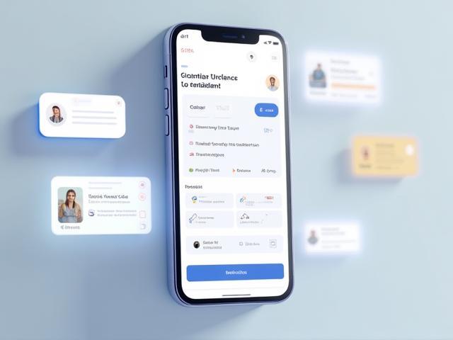 Portfolio example: UI Design project showcase for a mobile app