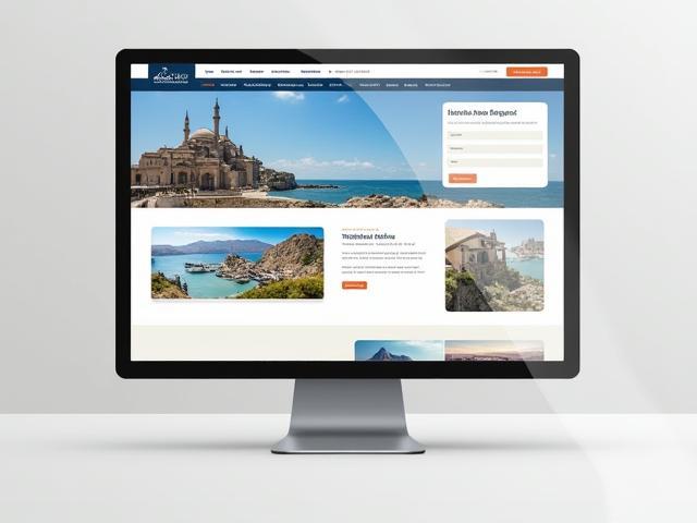 Portfolio example: Website design showcase for a tourism company