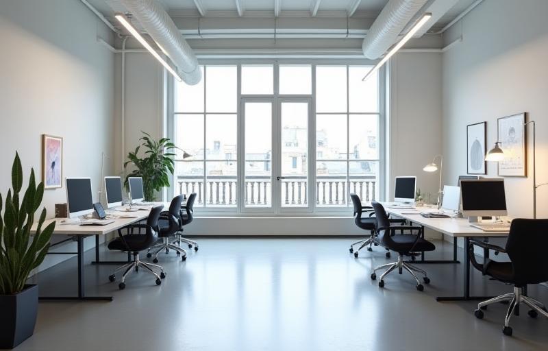 View of Studio Éclair office interior in Paris